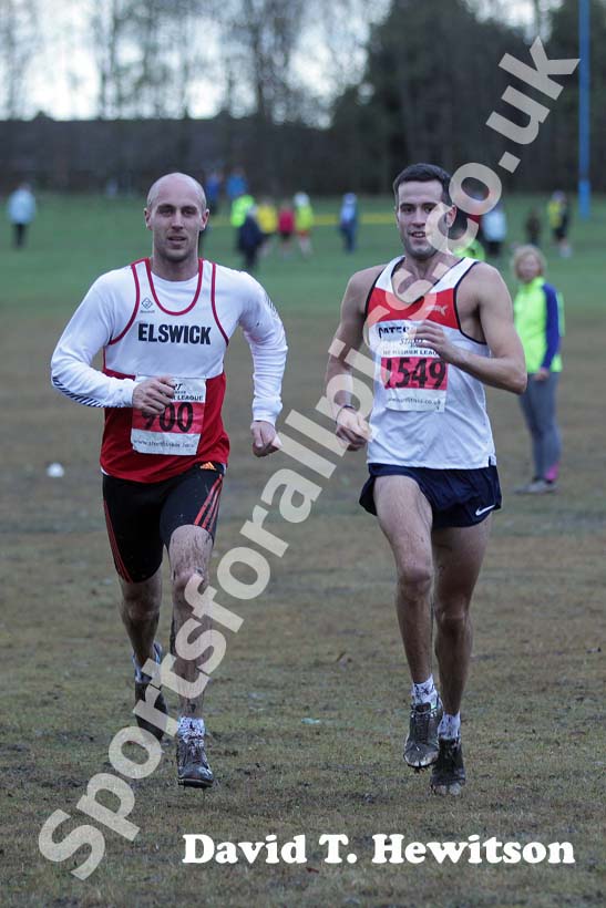 Red 900 and 1549 Start First North East Harrier League,  Jarrow.